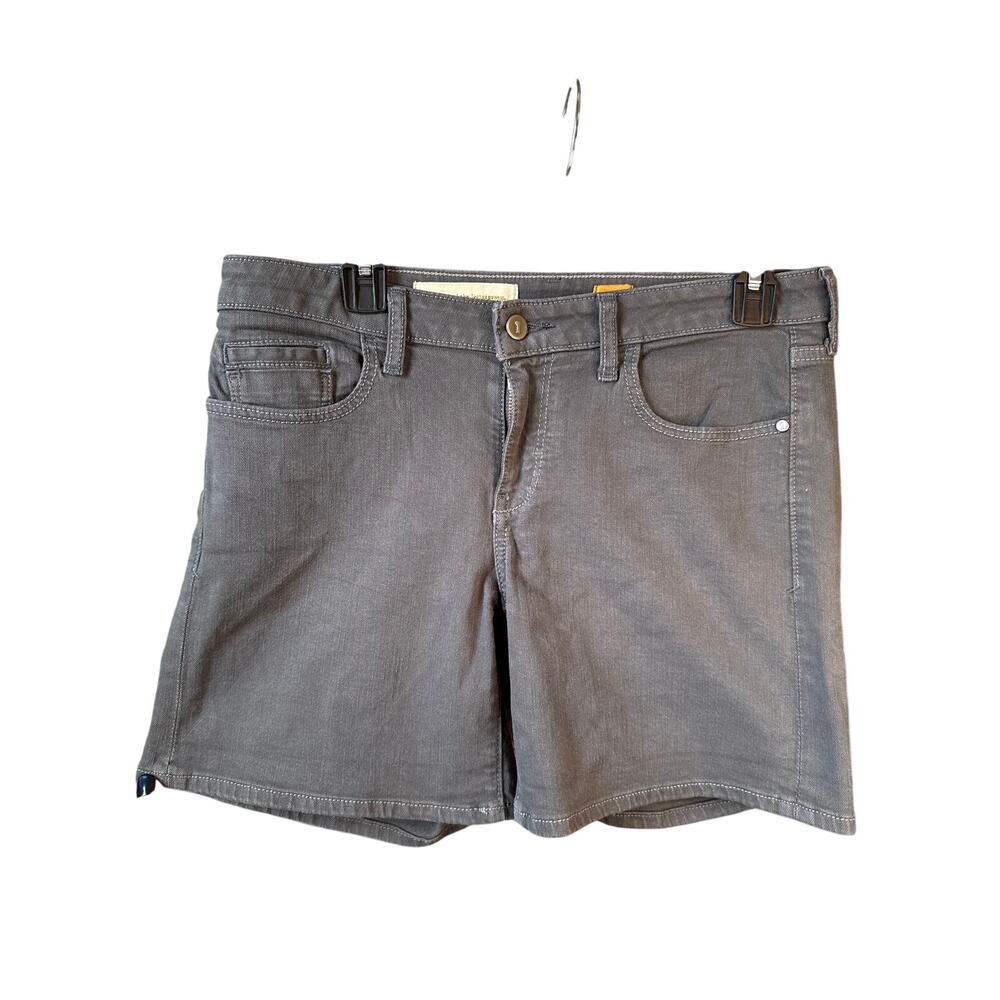 Gray Pilcrow in the Letter Press Anthropologie Shorts Size 26 Stretchy Cotton